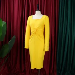 Plus Size Women Beaded Cape Knot Solid Dress 32 Plus Size Women Beaded Cape Knot Solid Dress -Deals Toggenix Store 786ac16e508a7823