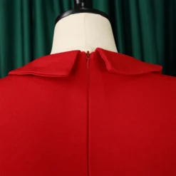 Women'S Fall/Winter Mesh And Pleated Plus Size Ol Chic Career Dress -Deals Toggenix Store 7a6fc691eaea7d8f