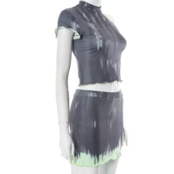 Women's Summer Fashion Print Short Sleeve Top Skirt Casual Two Piece Set 27 Women's Summer Fashion Print Short Sleeve Top Skirt Casual Two Piece Set -Deals Toggenix Store 7d072c6f82d4da88