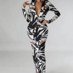 Women Printed Reversible Maxi Dress -Deals Toggenix Store 7d106424ceebf1f2