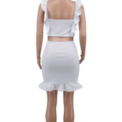 Women Summer Straps Ruffles Bodycon Dress 14 Women Summer Straps Ruffles Bodycon Dress -Deals Toggenix Store 7de84c2cd0028fdd