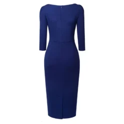 Fashion Women Solid Color Mid Waist Patchwork Bodycon Autumn Winter Dress -Deals Toggenix Store 7e3f82d24f089c81