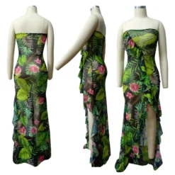 Women Sexy Ruffle Print Beach Dress -Deals Toggenix Store 7e79dfeb5f3c5882