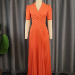 Spring And Autumn Turndown Collar Business Career Dress Shrugged High Waist Light Formal Pleated Dress 21 Spring And Autumn Turndown Collar Business Career Dress Shrugged High Waist Light Formal Pleated Dress -Deals Toggenix Store 7e9ccb182ce32170