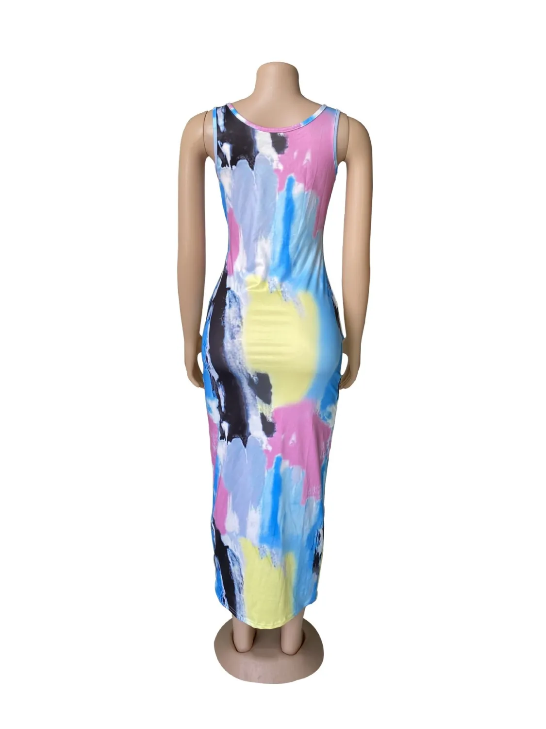 Sexy Style Graffiti Sling Irregular Dress 1 Sexy Style Graffiti Sling Irregular Dress