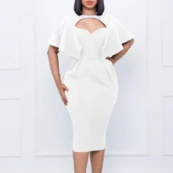 Chic Bodycon Professional Pencil Dress -Deals Toggenix Store 802a6d999d4b1643
