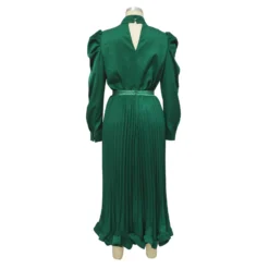 Fall Women Puff Sleeve Top And Ruffled Pleated Skirt Two-Piece Set -Deals Toggenix Store 819fe3346f028fd3