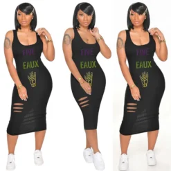 Women's Casual Letter Printed Dress 33 Women's Casual Letter Printed Dress -Deals Toggenix Store 82936cdcc3ab0bdc