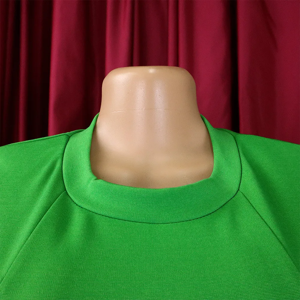 Ladies Africa Summer Elegant Short Sleeve Bodycon Dress 6 Ladies Africa Summer Elegant Short Sleeve Bodycon Dress - Image 6