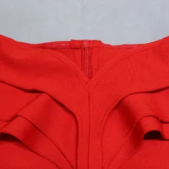 The Red Dress High Sense Party Off Shoulder Bandage Dress 23 The Red Dress High Sense Party Off Shoulder Bandage Dress -Deals Toggenix Store 86c663691778ccce