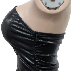 Fashion Women's Solid Color Sexy Slash Shoulder Pleated Dress -Deals Toggenix Store 891304be7712fdd9