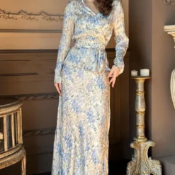 Women's Spring Summer Fashionable Printed Shirt Skirt Casual Two Piece Set -Deals Toggenix Store 89ebba8822ed9d9c