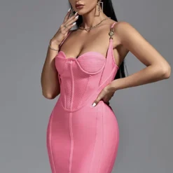 Women's Party Cross-border Houseofc Bandage Dress -Deals Toggenix Store 89f7a81be5510c79