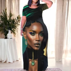 Women Casual Printed Dress -Deals Toggenix Store 8aa5186dfd23ff97