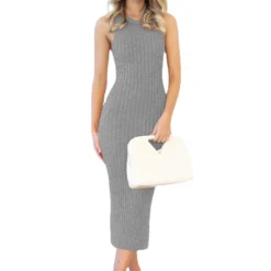 Fashion Trend Women's Sleeveless Slit Rib Tight Fitting Bodycon Jumpsuit Fall Basic 25 Fashion Trend Women's Sleeveless Slit Rib Tight Fitting Bodycon Jumpsuit Fall Basic -Deals Toggenix Store 8aeeef119ec35e09