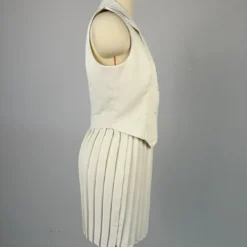 Women Summer Turndown Collar Irregular Top And Pleated Skirt Casual Two-piece Set -Deals Toggenix Store 8b4086a00da6258c