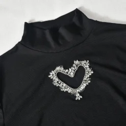 Rhinestone Heart Hollow Crop T-Shirt Short Skirt Fashion Casual Two Piece Set For Women 37 Rhinestone Heart Hollow Crop T-Shirt Short Skirt Fashion Casual Two Piece Set For Women -Deals Toggenix Store 8b772c9d65be8cf3