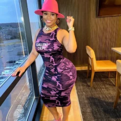 Women Printed Camouflage Sleeveless Dress Excluding Hat 39 Women Printed Camouflage Sleeveless Dress Excluding Hat -Deals Toggenix Store 8c04d7726431794d