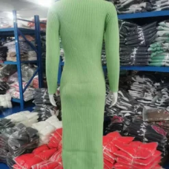 Women Round Neck Long Sleeve Ribbed Bodycon Dress 22 Women Round Neck Long Sleeve Ribbed Bodycon Dress -Deals Toggenix Store 8d58a532f5789793