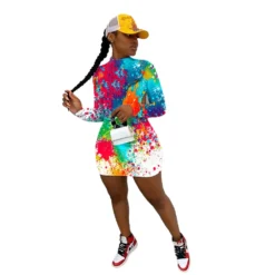 Cool Graffiti Bill Print Long Sleeve Low Back Nightclub Dress 38 Cool Graffiti Bill Print Long Sleeve Low Back Nightclub Dress -Deals Toggenix Store 8e4ee9447d825b93