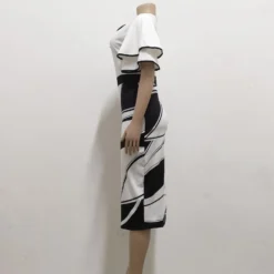 Sexy Fashion Digital Print Round Neck Short Sleeve Women's Dress -Deals Toggenix Store 8e9fec5af3bcdaf9