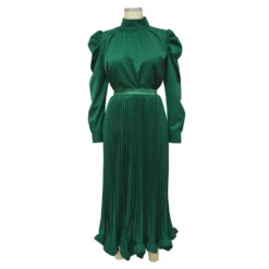 Fall Women Puff Sleeve Top And Ruffled Pleated Skirt Two-Piece Set -Deals Toggenix Store 8f39d3cc9d97e6c0