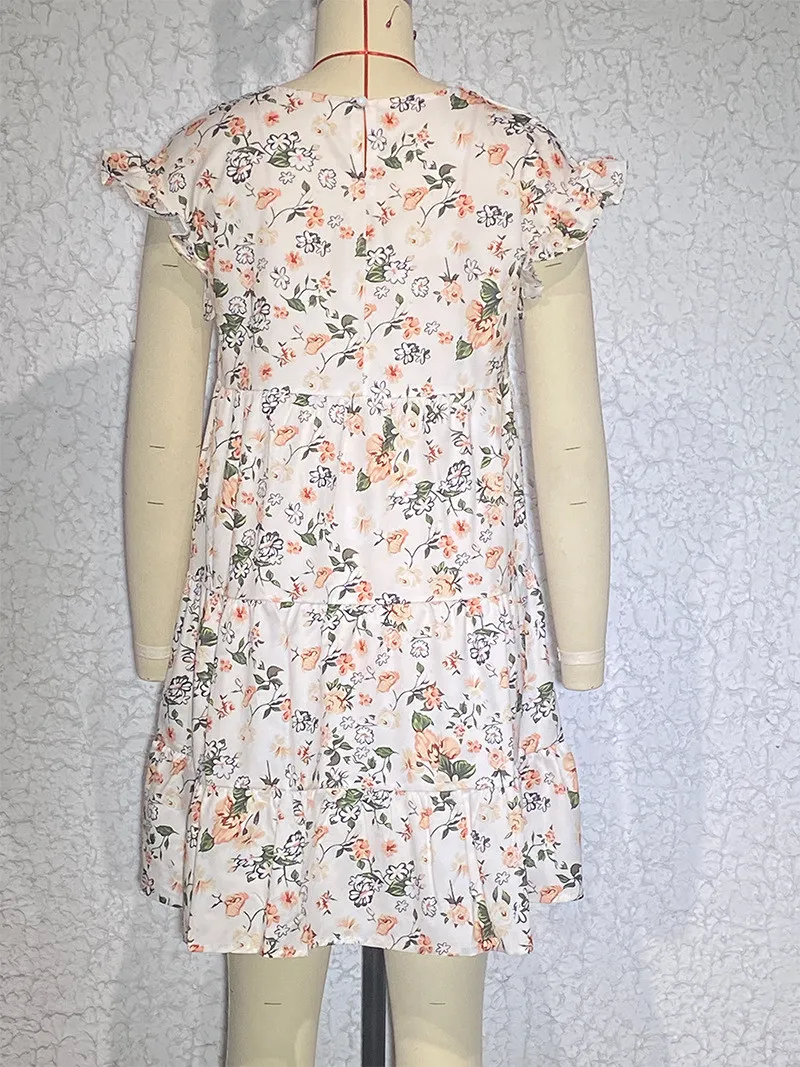 Trendy Sexy Round Neck Dress Cozy Casual Print Dress 2 Trendy Sexy Round Neck Dress Cozy Casual Print Dress - Image 2