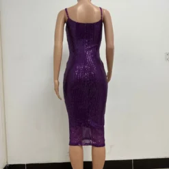 Summer Women's Sleeveless Low Back Straps Sequin Party Dress -Deals Toggenix Store 93e7d055d8d72328