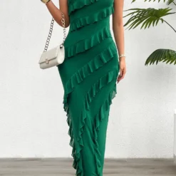 Women's Spring Summer Solid Color Slim Strapless Dress -Deals Toggenix Store 95259088c0b88a00