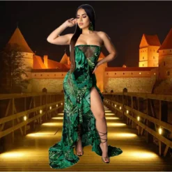 Women Sexy Ruffle Print Beach Dress -Deals Toggenix Store 98ad83c459102860