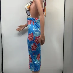 Women Casual Print Elegant Lace-Up Dress -Deals Toggenix Store 993bead8a8b99eeb