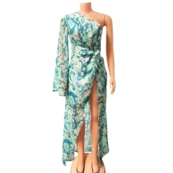 Women Sexy Printed Irregular One Shoulder Dress -Deals Toggenix Store 9957d602eea62ba7