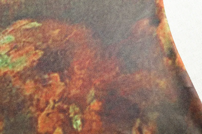 Fashion Printed Retro Long Sleeve Round Neck Hollow Lace-Up Bodycon Women's Dress 9 Fashion Printed Retro Long Sleeve Round Neck Hollow Lace-Up Bodycon Women's Dress - Image 9