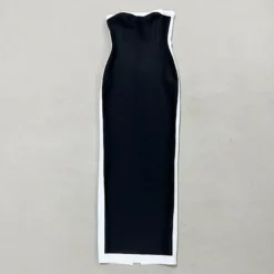 Simple Fashion Strapless Long Bandage Evening Dress -Deals Toggenix Store 9bacedaea809073f