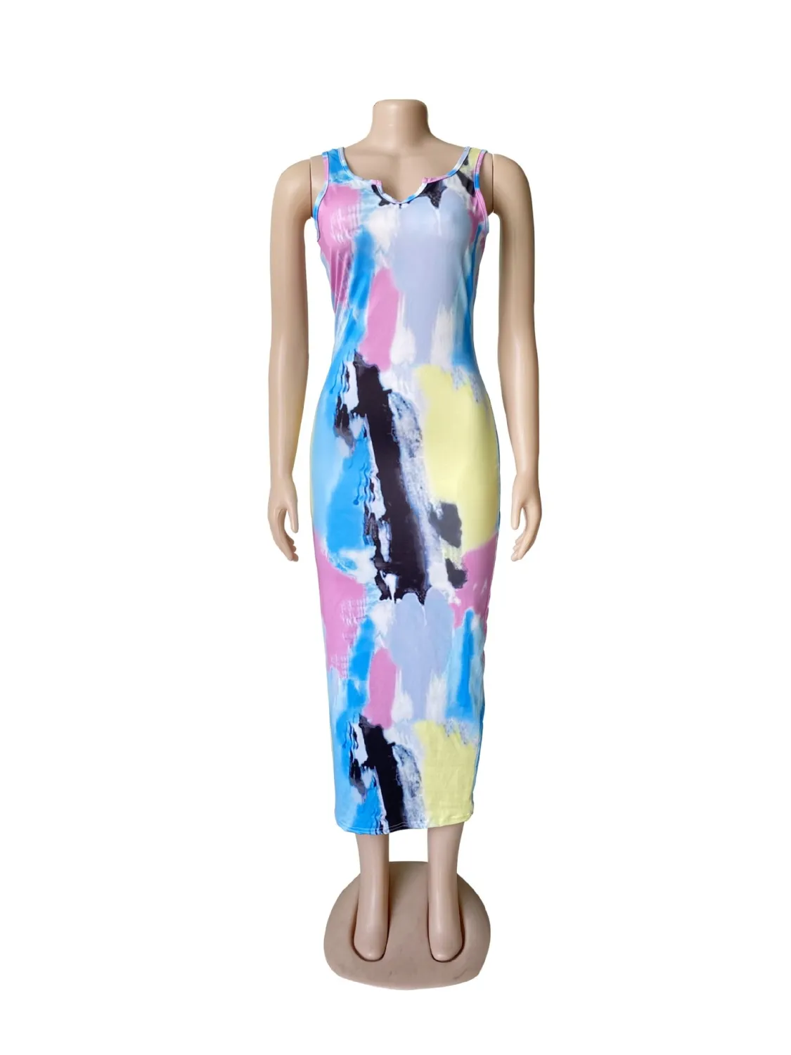 Sexy Style Graffiti Sling Irregular Dress 10 Sexy Style Graffiti Sling Irregular Dress - Image 10