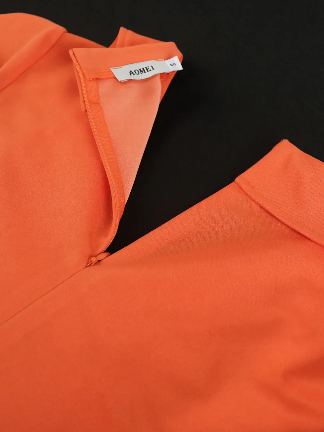 Spring And Autumn Turndown Collar Business Career Dress Shrugged High Waist Light Formal Pleated Dress 13 Spring And Autumn Turndown Collar Business Career Dress Shrugged High Waist Light Formal Pleated Dress - Image 13