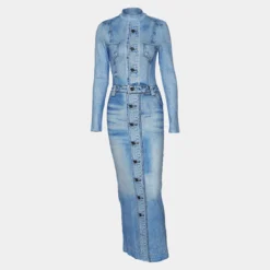 Women's Autumn Slim Fit Printed Long Sleeve Bodycon Dress For Women -Deals Toggenix Store 9e4a69f2f6855fb2