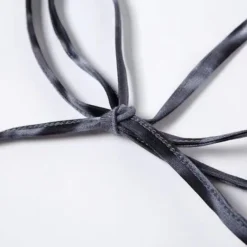 Spring Summer Women's Lace-Up Halter Neck Sexy Low Back Fitted Dress -Deals Toggenix Store a1a6f1e8001155f1