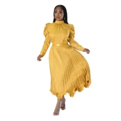 Fall Women Puff Sleeve Top And Ruffled Pleated Skirt Two-Piece Set -Deals Toggenix Store a1afb38f3279e82b