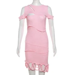 Spring Sexy Hollow Out Tight Fitting Bodycon Dress -Deals Toggenix Store a4062288a507cbc4