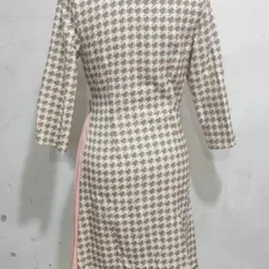 Fashion V-Neck Fashion Slim Waist Half-Sleeve Pleated Blazer Dress -Deals Toggenix Store a4ed706bc3337422