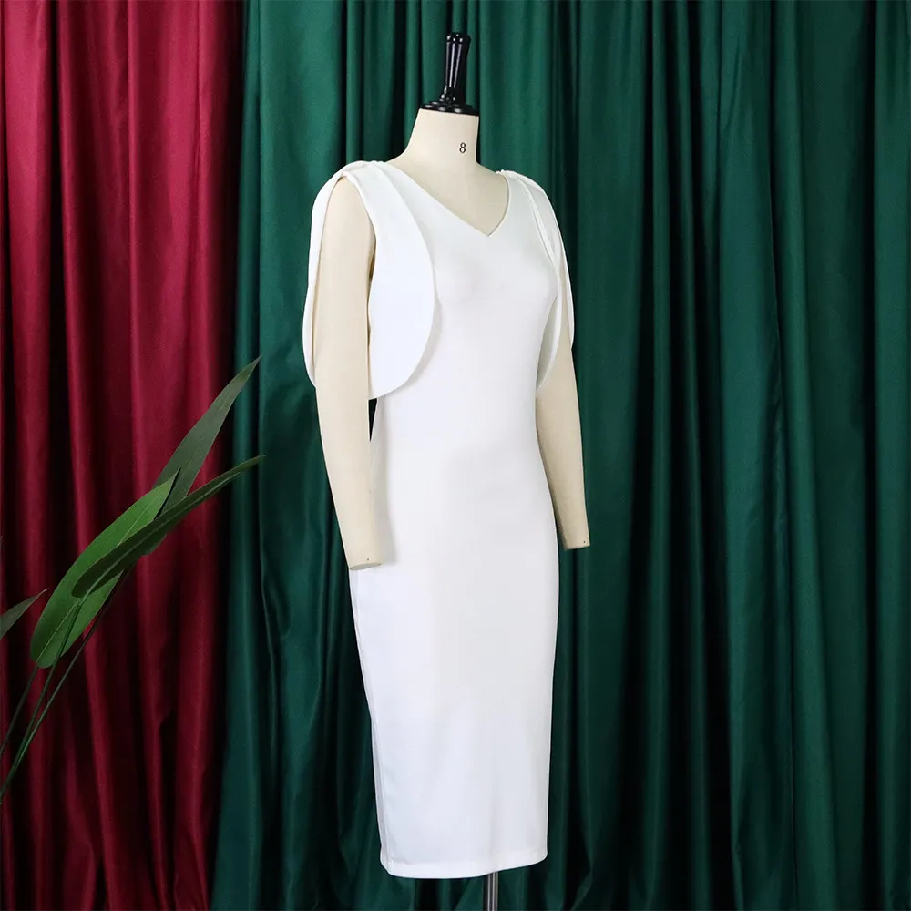 Summer Fashion Chic Elegant Office Bodycon Office Plus Size African Dress 14 Summer Fashion Chic Elegant Office Bodycon Office Plus Size African Dress - Image 14