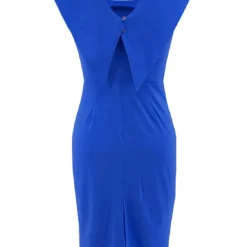 Women's Sleeveless Square Neck Zipper Slit Office Dress 24 Women's Sleeveless Square Neck Zipper Slit Office Dress -Deals Toggenix Store a62f6cbe1471ec7c