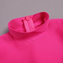 High-End Long Sleeve Cutout Multi-layer Pleated Fashion Sexy Tight Fitting Bodycon Bandage Dress -Deals Toggenix Store a671850dc650353d