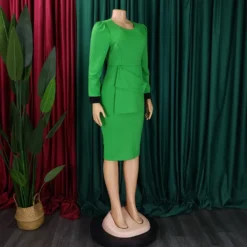 Ladies Fashion Chic Bodycon Pencil Office African Dress 35 Ladies Fashion Chic Bodycon Pencil Office African Dress -Deals Toggenix Store a815d733997c1818