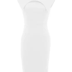 Women's Office Dress Sleeveless Square Neck Back Zipper Slit Dress 36 Women's Office Dress Sleeveless Square Neck Back Zipper Slit Dress -Deals Toggenix Store a8eab9d805abb958