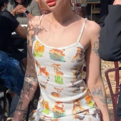 Women Sexy Suspender Bodycon Print Dress -Deals Toggenix Store ac2169effa264db5