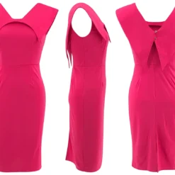 Women's Office Dress Sleeveless Square Neck Back Zipper Slit Dress 27 Women's Office Dress Sleeveless Square Neck Back Zipper Slit Dress -Deals Toggenix Store ae7d134a0893a7c2