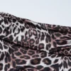 Summer Leopard Print Sexy Strappy Slim Fashion Long Skirt Set