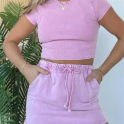 Women Summer Top And Skirt Casual Two Piece Set -Deals Toggenix Store b92fb312dac01c54